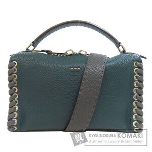 Fendi Selleria Ray Handbag Calfskin Leather